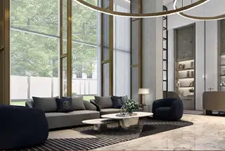 Co-working Lounge at godrej Ivara kharadi